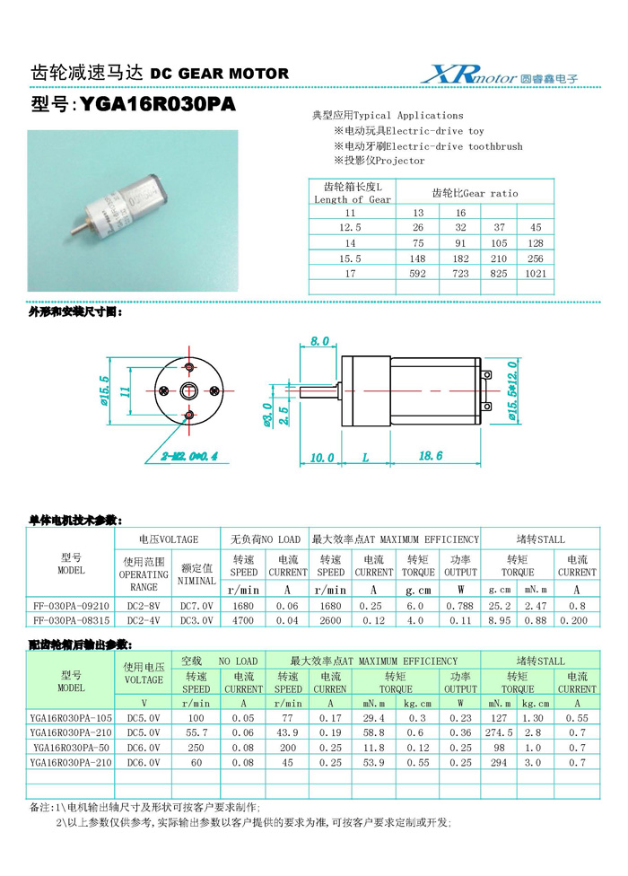 YGA16R030PAֱ����ˢ���ٵ��